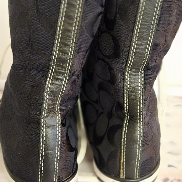 Coach x Converse Bonney Black Sz 9.5 B EUC - Picture 12 of 13